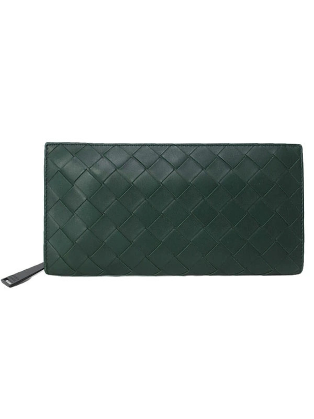 Bottega Veneta Intrecciato Round Zipper Long Wallet
